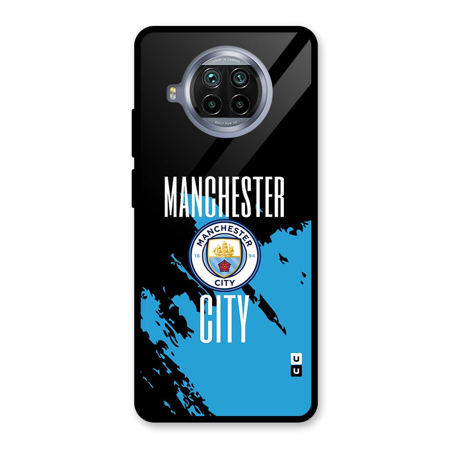 Abstract Manchester Glass Back Case for Mi 10i