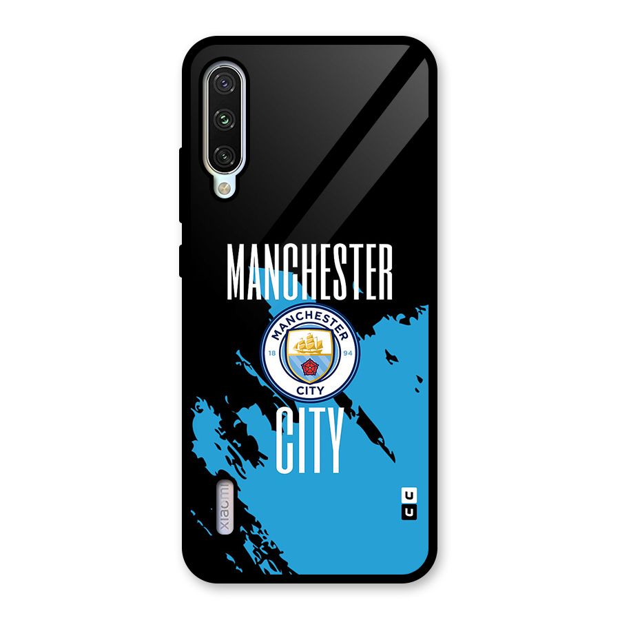 Abstract Manchester Glass Back Case for Mi A3