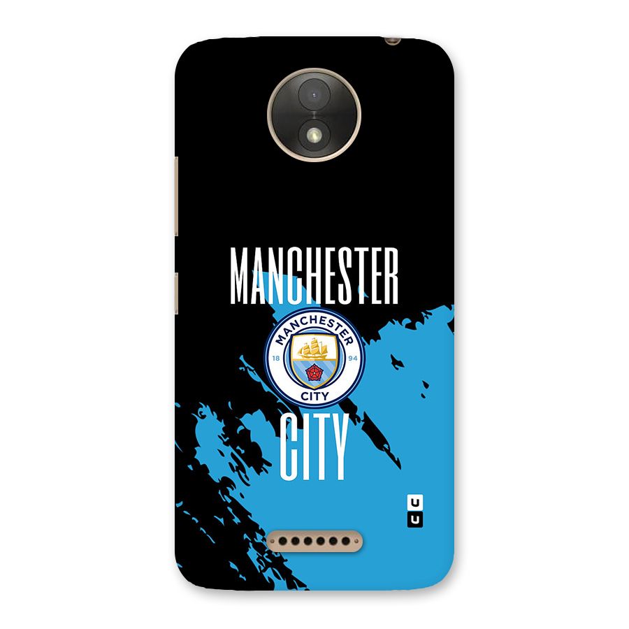 Abstract Manchester Back Case for Moto C Plus