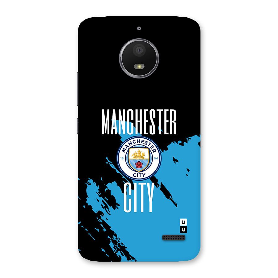 Abstract Manchester Back Case for Moto E4