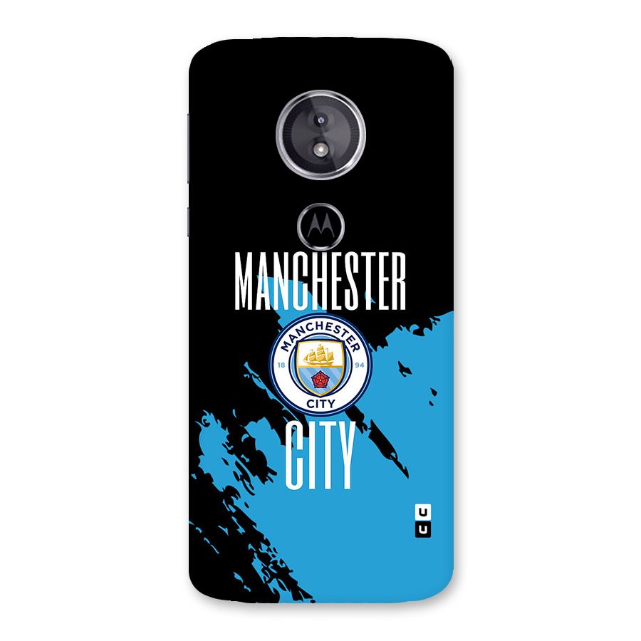 Abstract Manchester Back Case for Moto E5