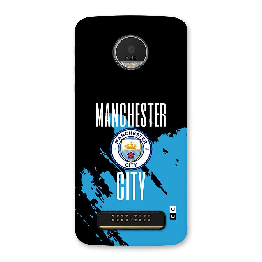Abstract Manchester Back Case for Moto Z Play