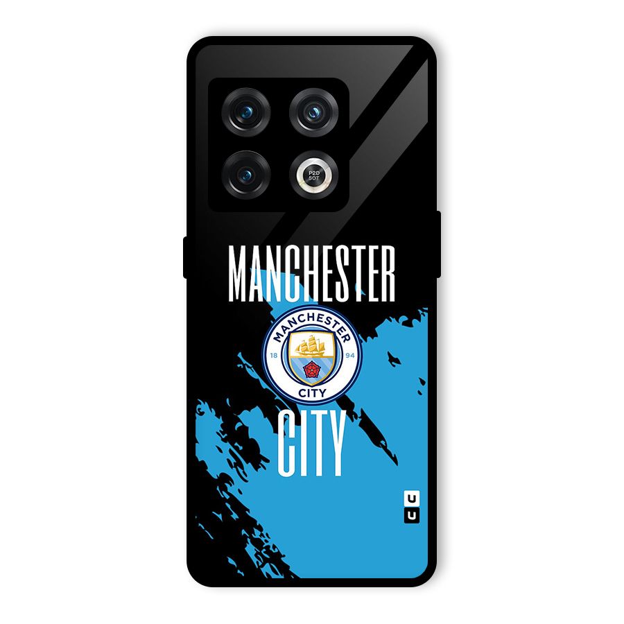 Abstract Manchester Glass Back Case for OnePlus 10 Pro 5G
