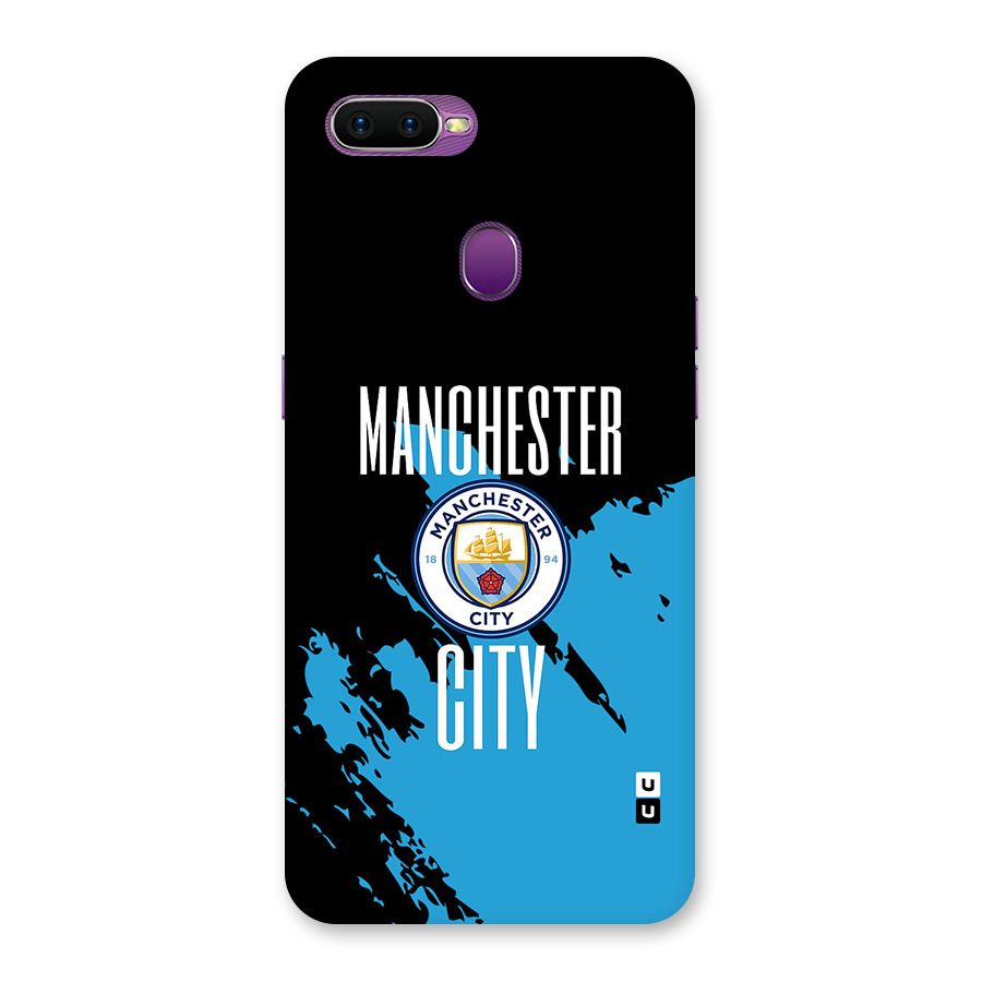 Abstract Manchester Back Case for Oppo F9