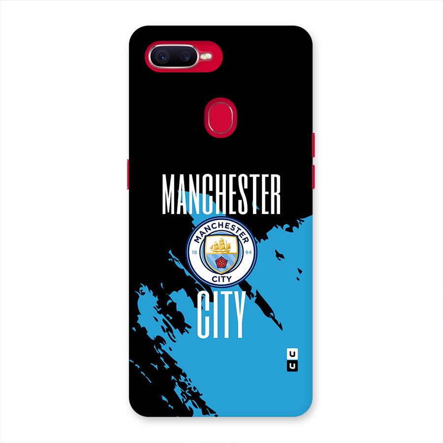 Abstract Manchester Back Case for Oppo F9 Pro