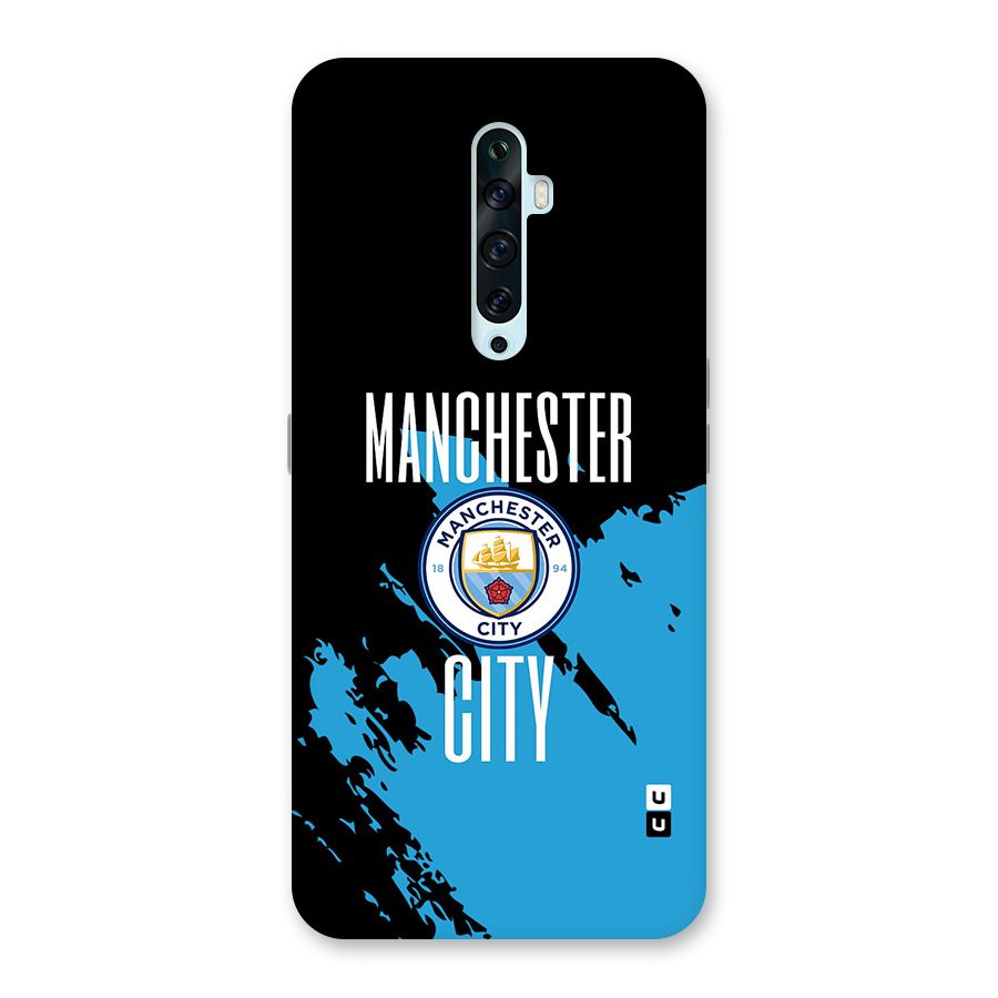 Abstract Manchester Glass Back Case for Oppo Reno2 F