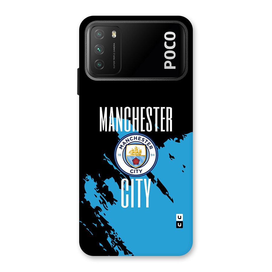 Abstract Manchester Back Case for Poco M3