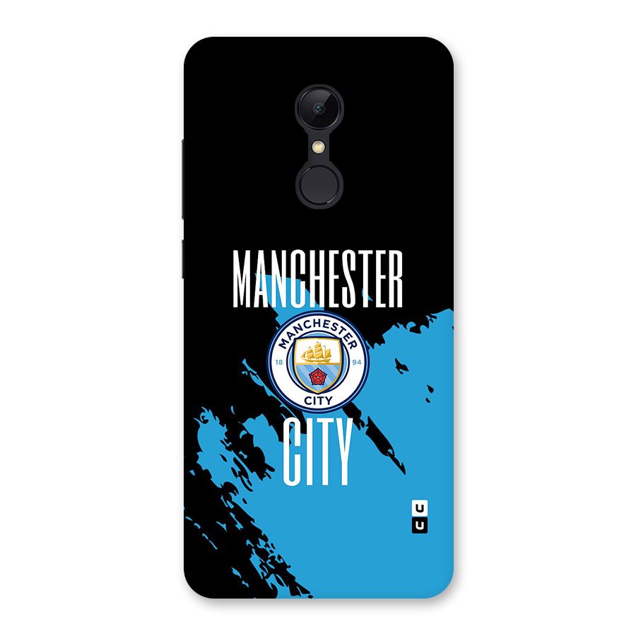 Abstract Manchester Back Case for Redmi 5