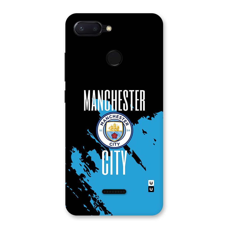 Abstract Manchester Back Case for Redmi 6