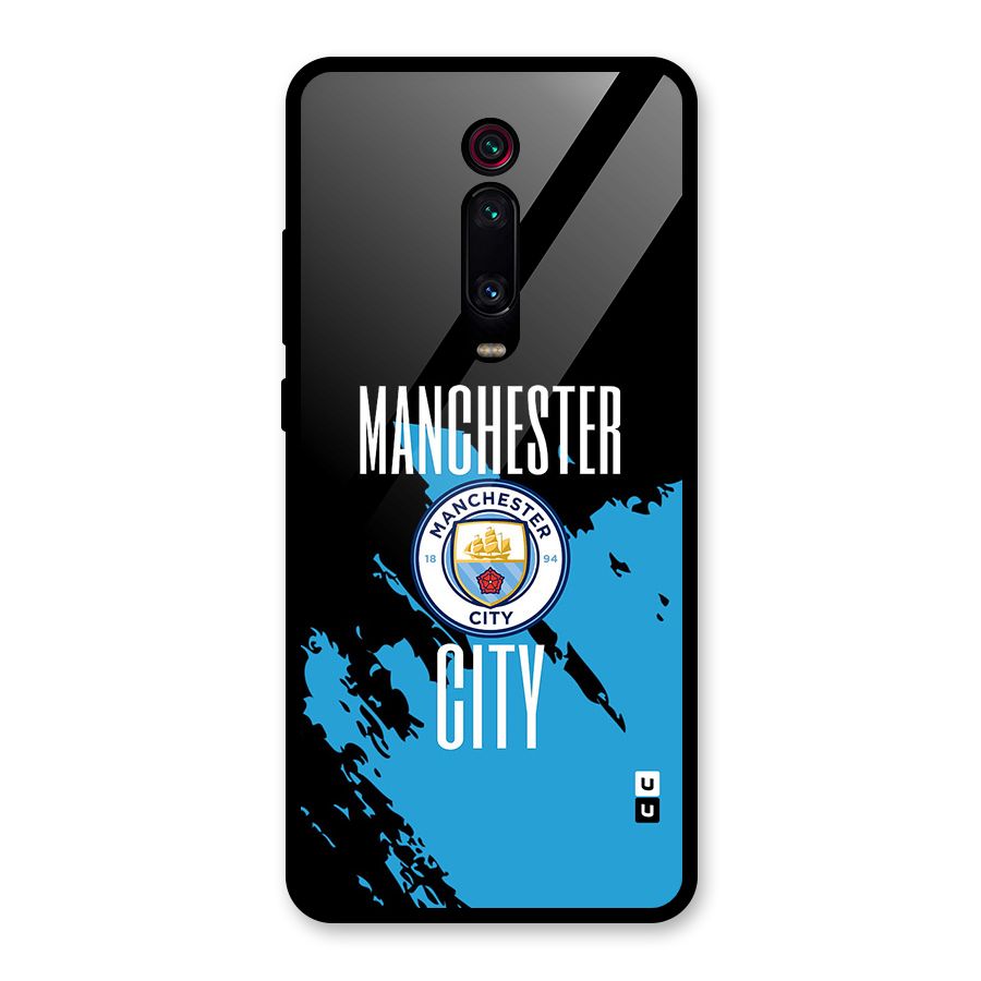 Abstract Manchester Glass Back Case for Redmi K20