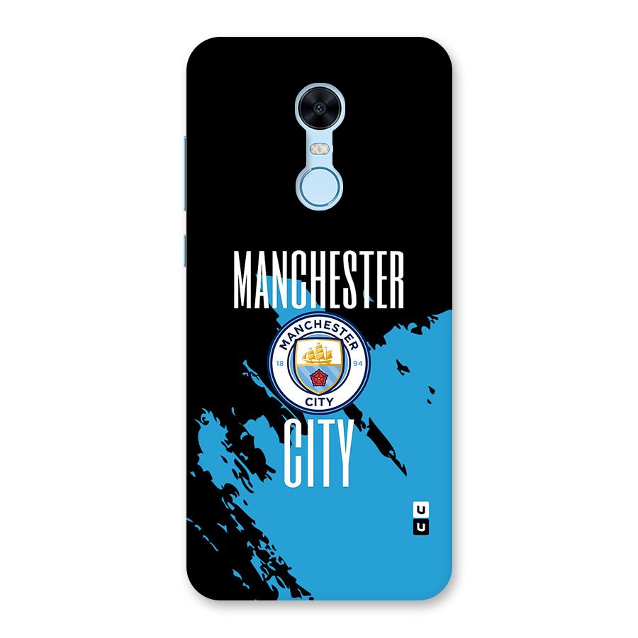 Abstract Manchester Back Case for Redmi Note 5