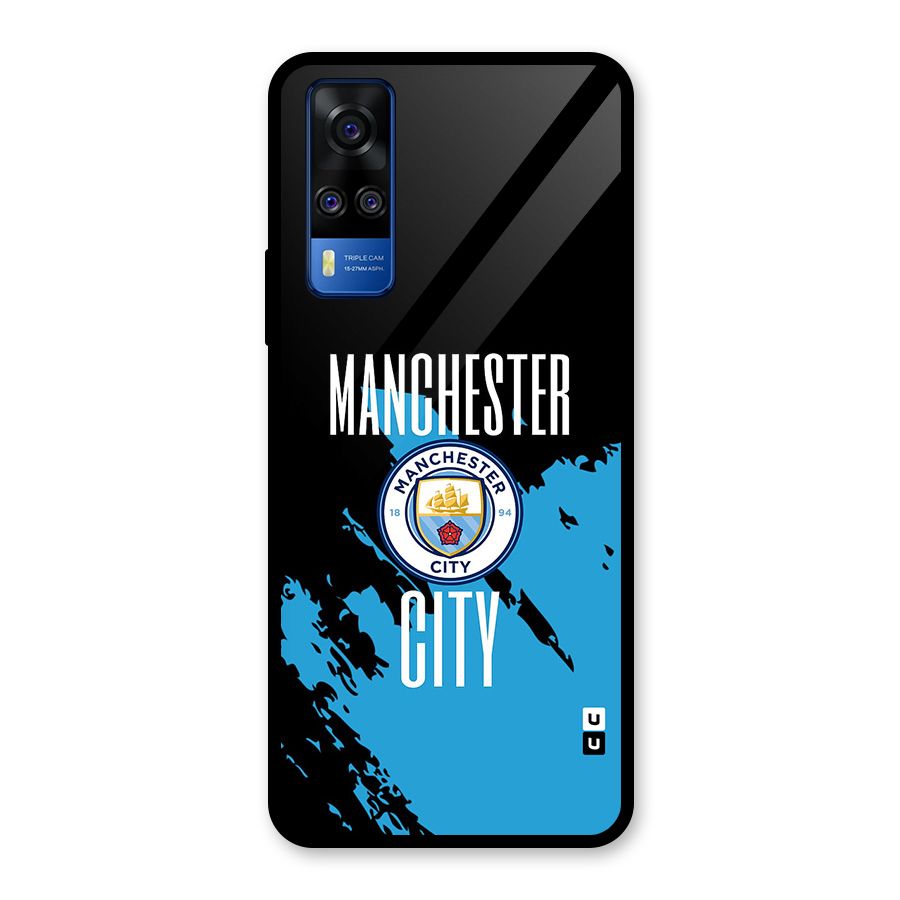 Abstract Manchester Glass Back Case for Vivo Y31