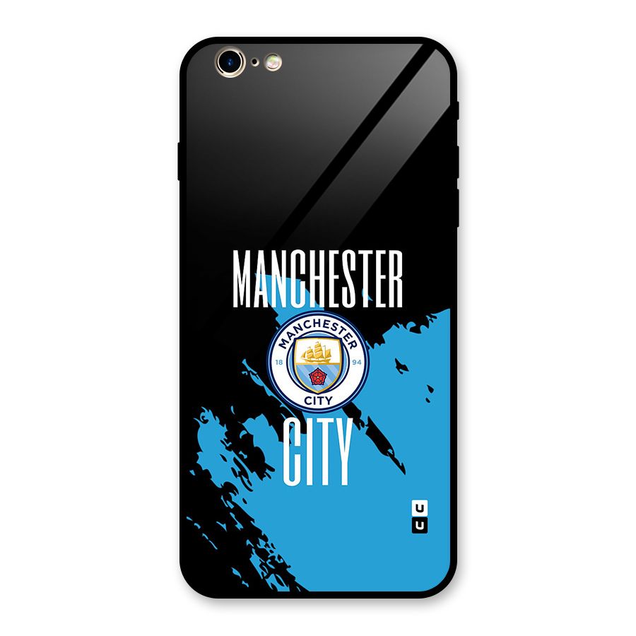 Abstract Manchester Glass Back Case for iPhone 6 Plus 6S Plus