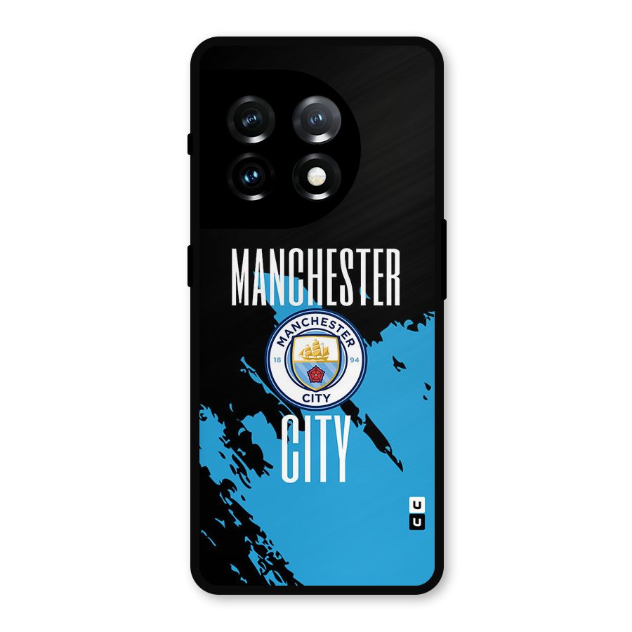Abstract Manchester Metal Back Case for OnePlus 11