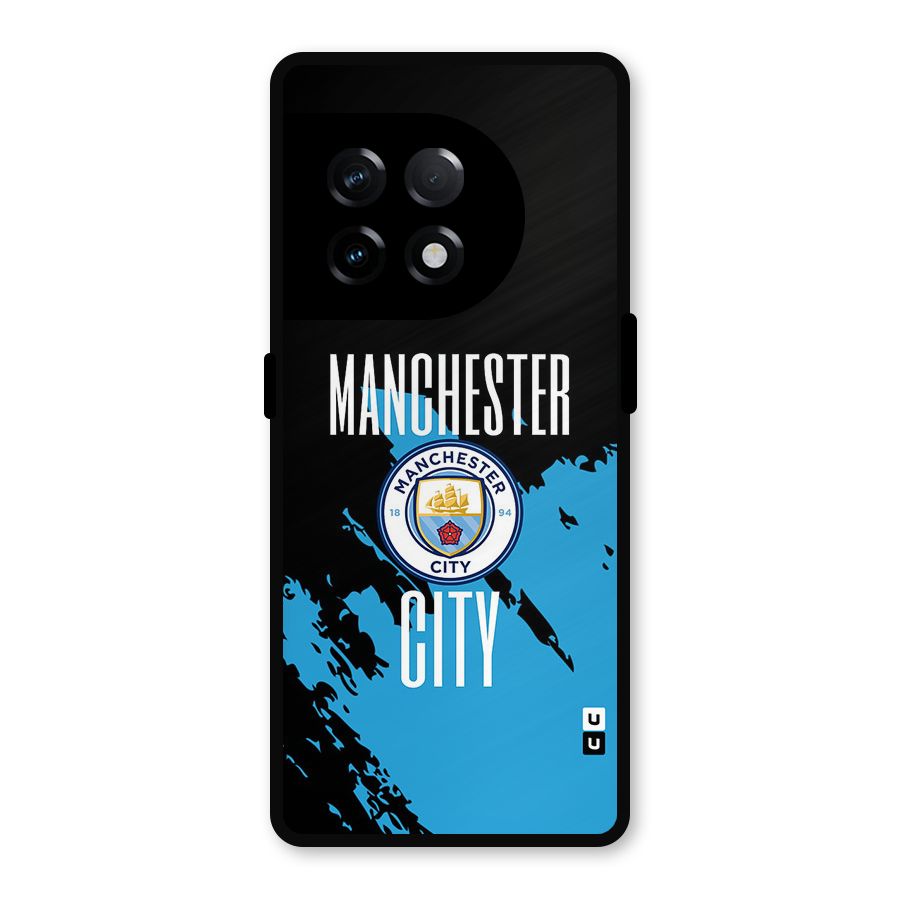 Abstract Manchester Metal Back Case for OnePlus 11R