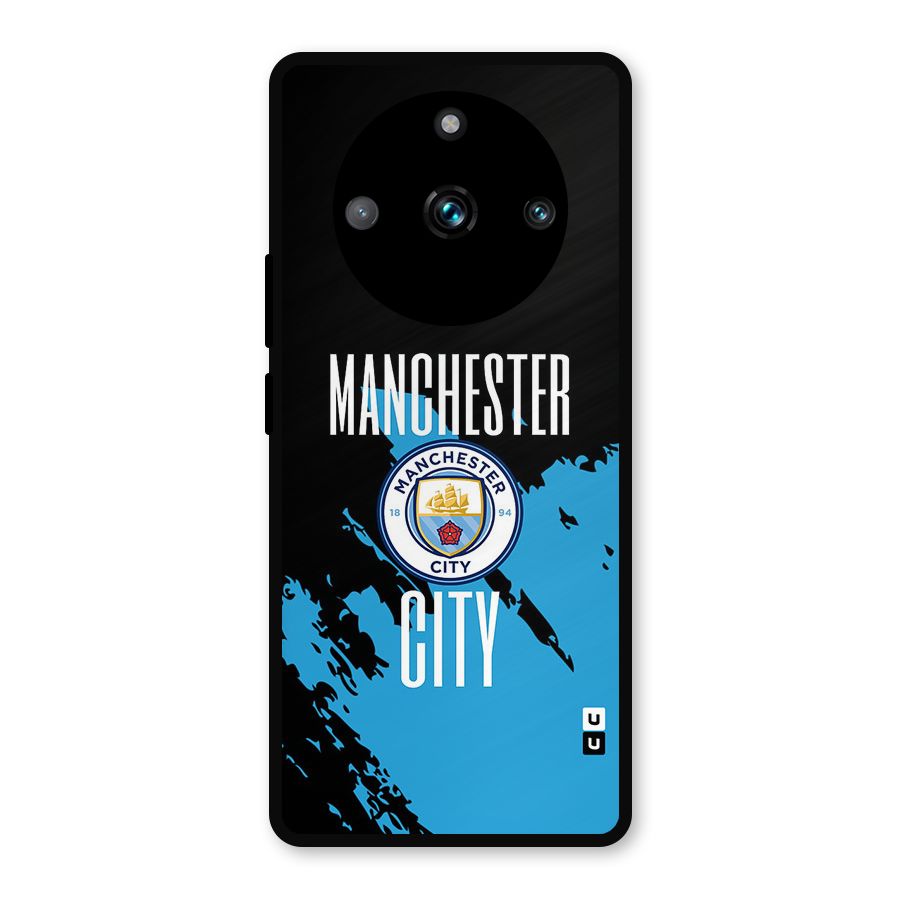 Abstract Manchester Metal Back Case for Realme 11 Pro