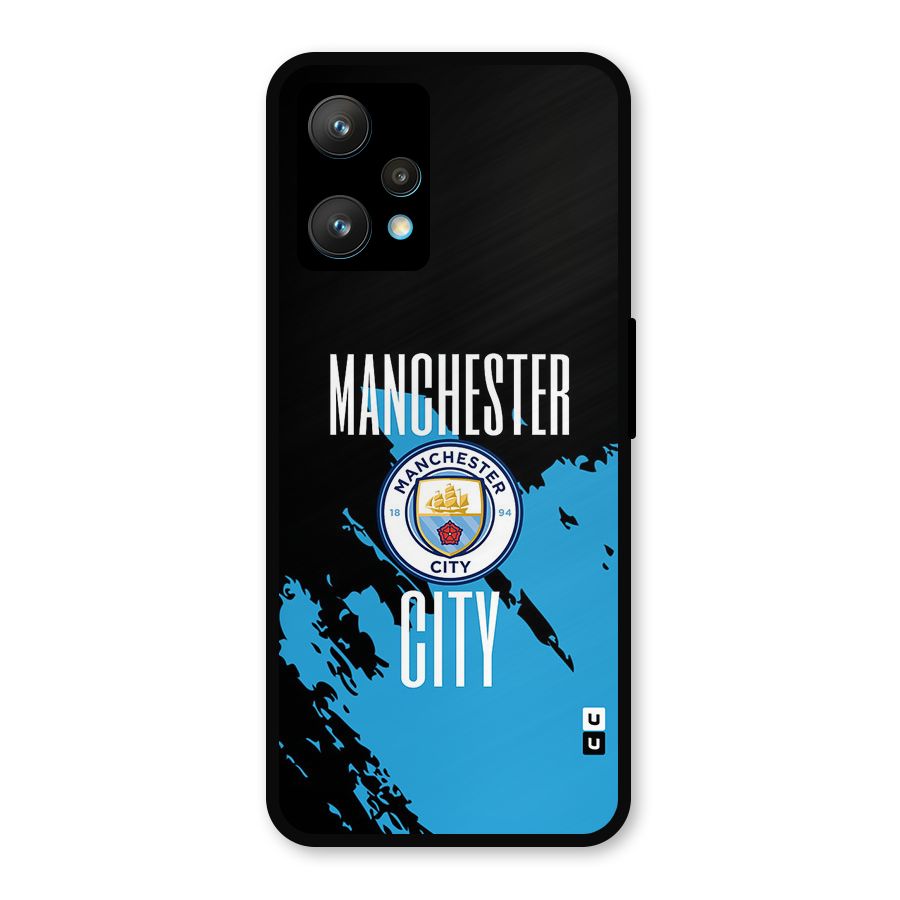 Abstract Manchester Metal Back Case for Realme 9 Pro Plus 5G