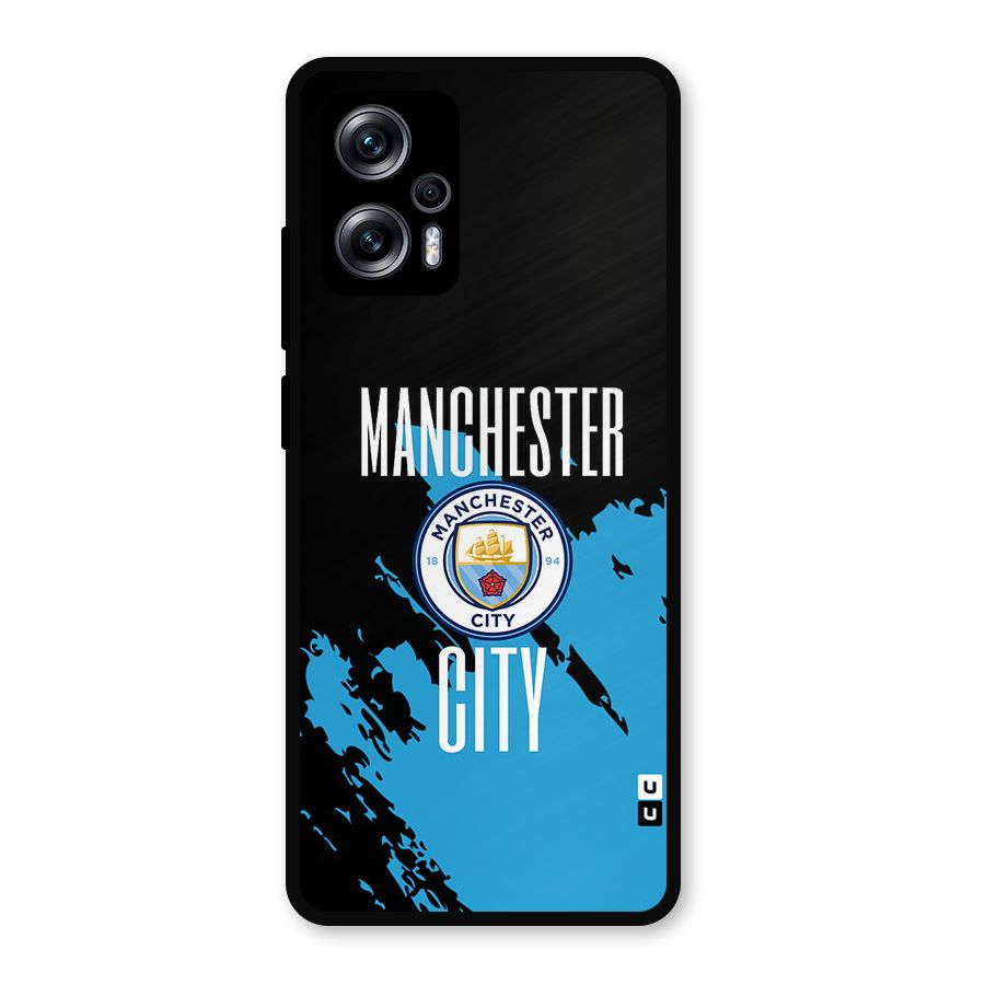 Abstract Manchester Metal Back Case for Redmi K50i