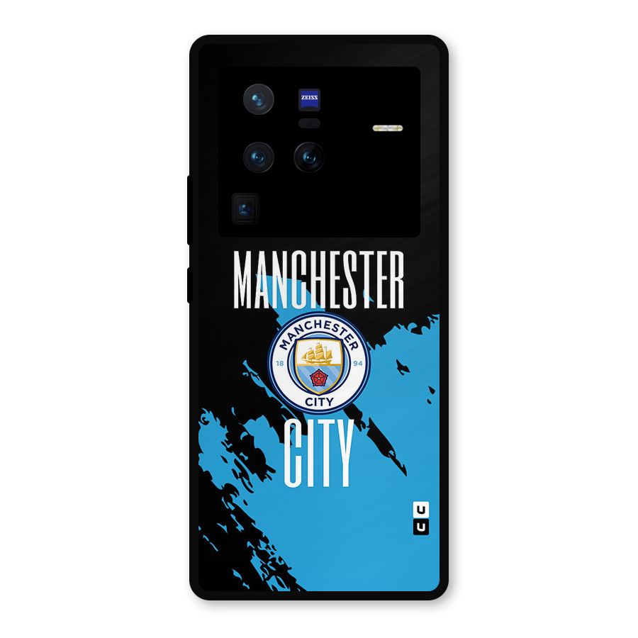 Abstract Manchester Metal Back Case for Vivo X80 Pro