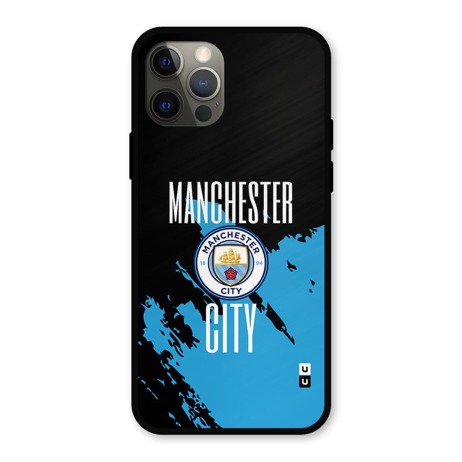 Abstract Manchester Metal Back Case for iPhone 12 Pro