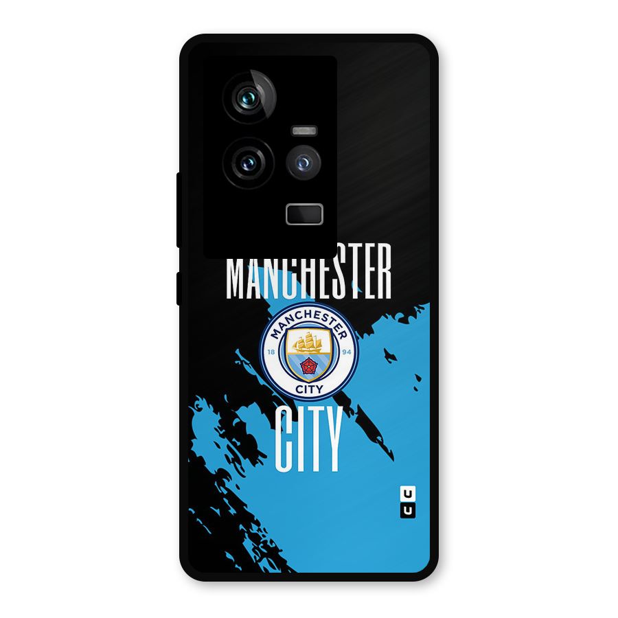 Abstract Manchester Metal Back Case for iQOO 11 5G