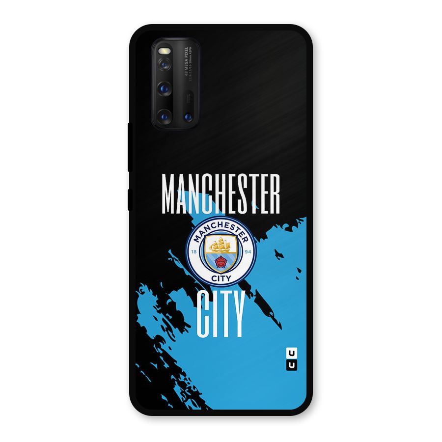Abstract Manchester Metal Back Case for iQOO 3