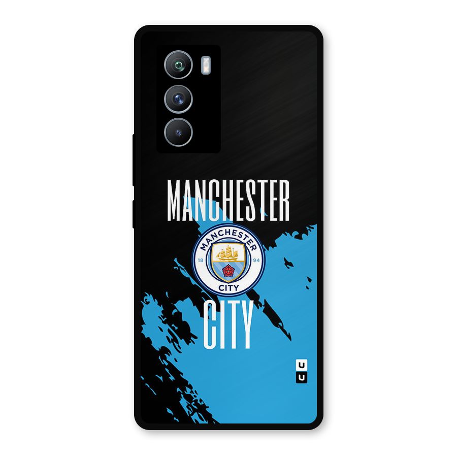 Abstract Manchester Metal Back Case for iQOO 9 SE