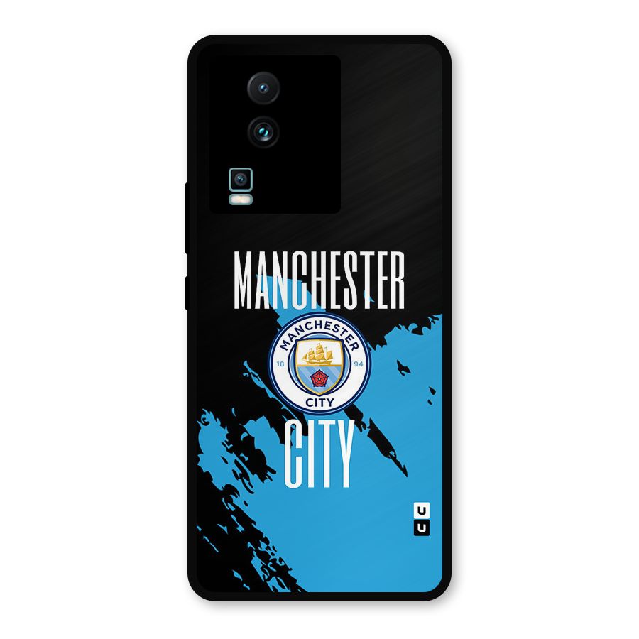 Abstract Manchester Metal Back Case for iQOO Neo 7