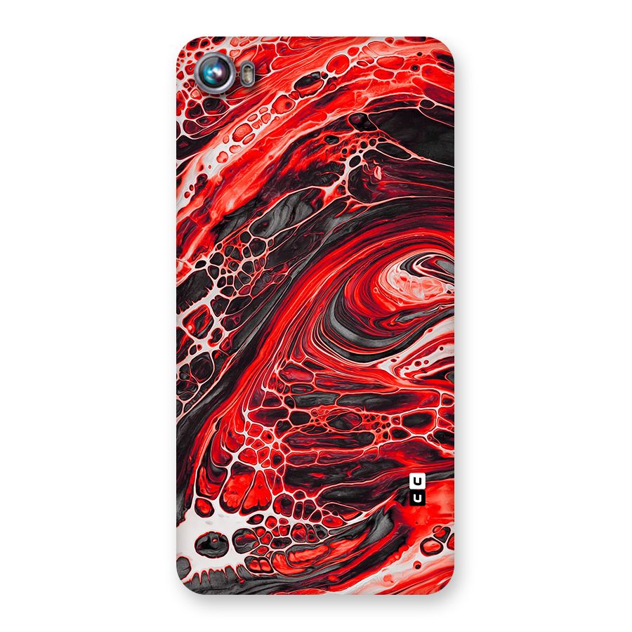 Abstract Pattern Gradient Marbled Back Case for Canvas Fire 4 (A107)
