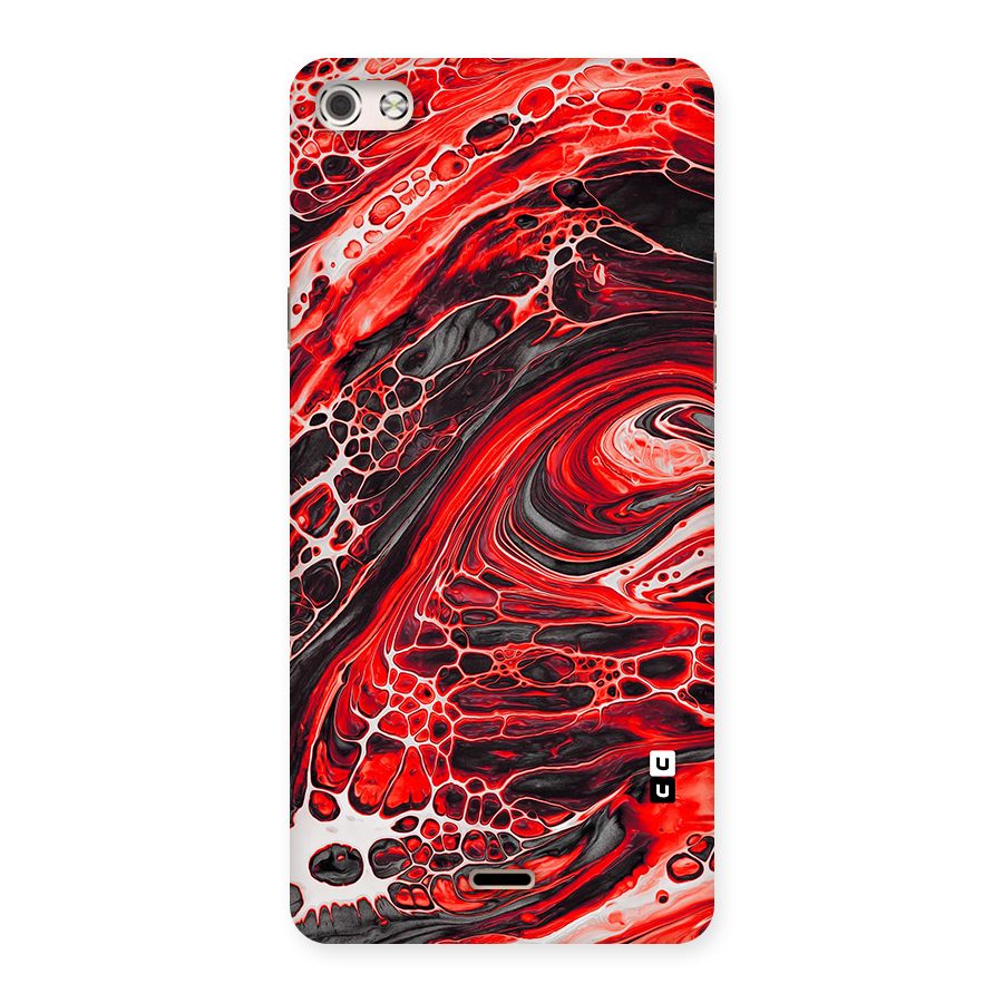 Abstract Pattern Gradient Marbled Back Case for Canvas Silver 5