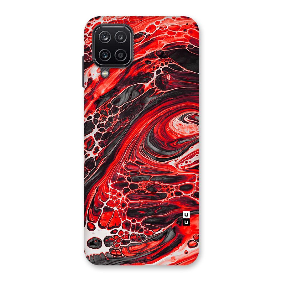 Abstract Pattern Gradient Marbled Back Case for Galaxy A12