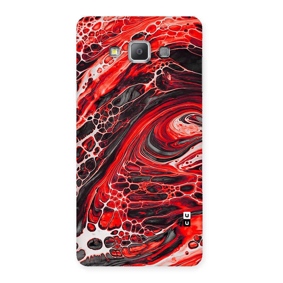 Abstract Pattern Gradient Marbled Back Case for Galaxy A7
