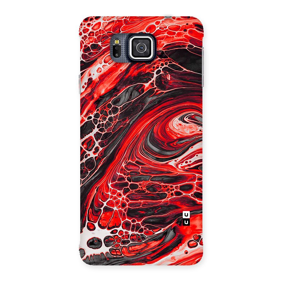 Abstract Pattern Gradient Marbled Back Case for Galaxy Alpha