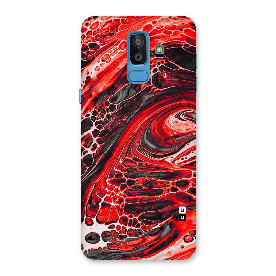 Abstract Pattern Gradient Marbled Back Case for Galaxy J8