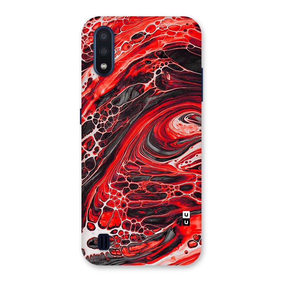 Abstract Pattern Gradient Marbled Back Case for Galaxy M01