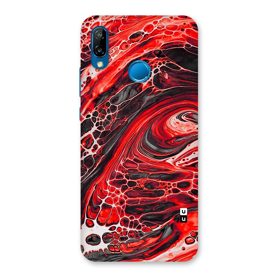 Abstract Pattern Gradient Marbled Back Case for Huawei P20 Lite