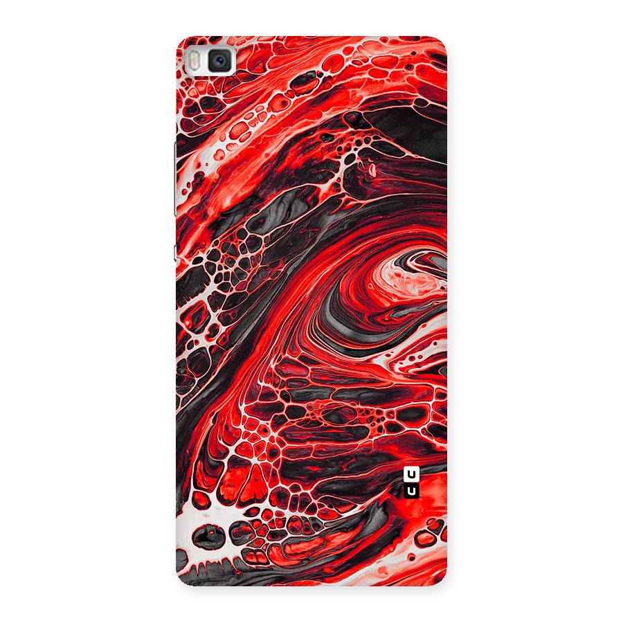 Abstract Pattern Gradient Marbled Back Case for Huawei P8