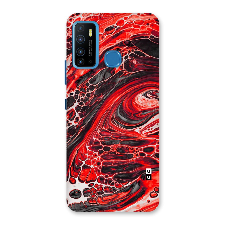 Abstract Pattern Gradient Marbled Back Case for Infinix Hot 9