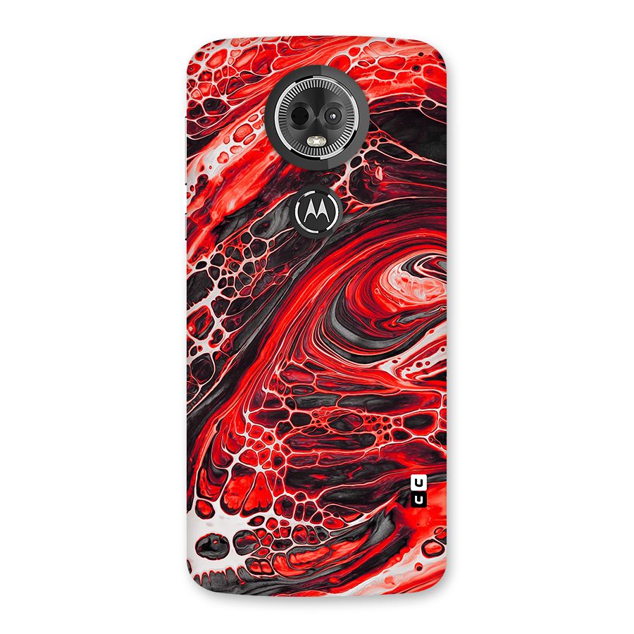 Abstract Pattern Gradient Marbled Back Case for Moto E5 Plus