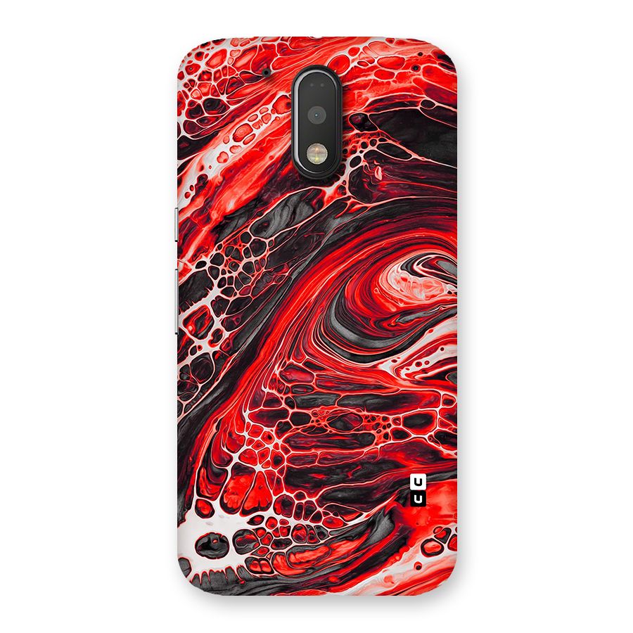 Abstract Pattern Gradient Marbled Back Case for Moto G4 Plus