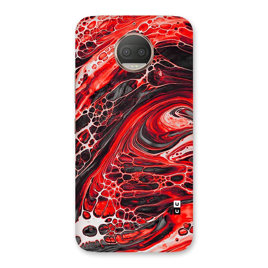 Abstract Pattern Gradient Marbled Back Case for Moto G5s Plus