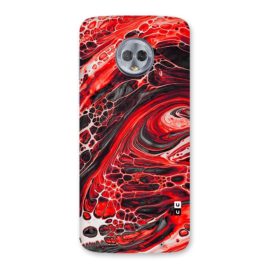 Abstract Pattern Gradient Marbled Back Case for Moto G6 Plus