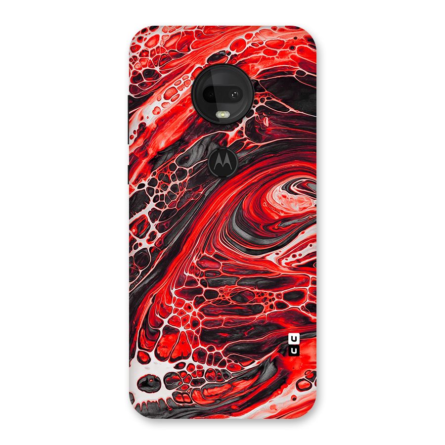 Abstract Pattern Gradient Marbled Back Case for Moto G7