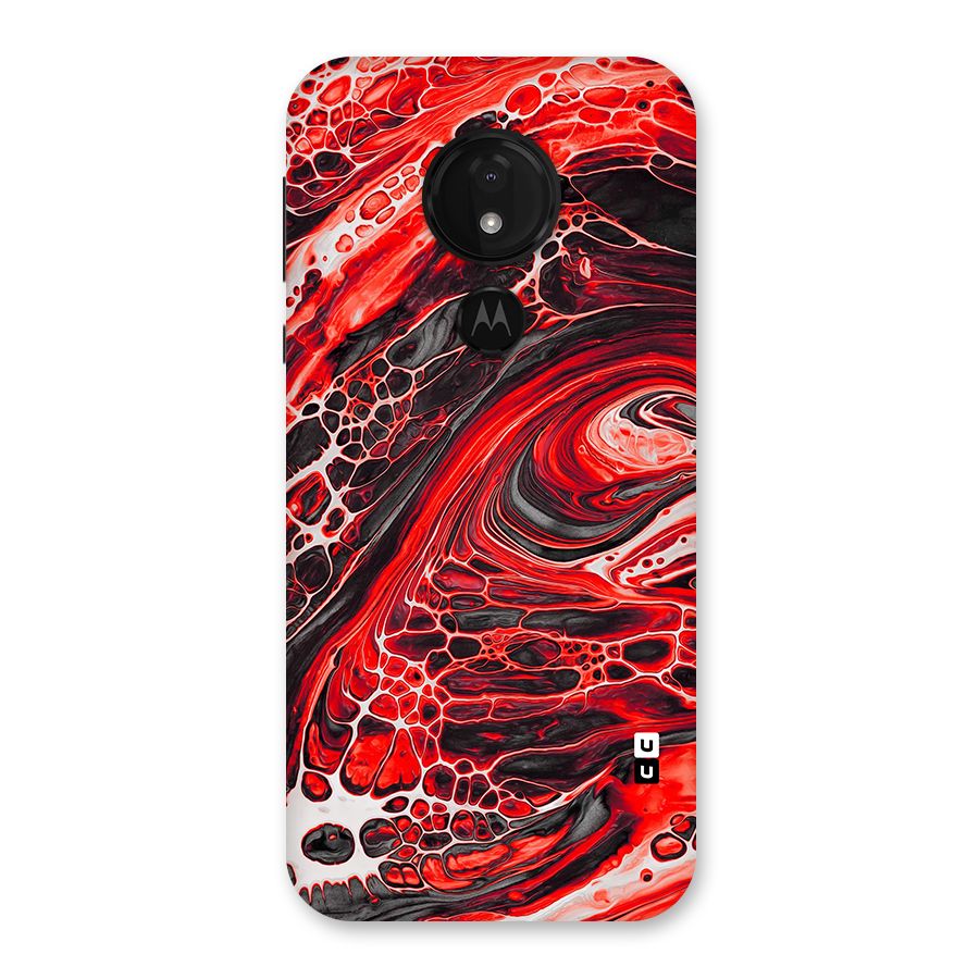 Abstract Pattern Gradient Marbled Back Case for Moto G7 Power