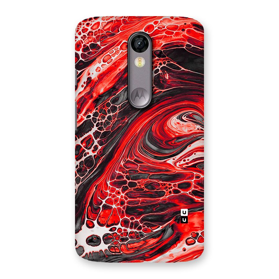 Abstract Pattern Gradient Marbled Back Case for Moto X Force