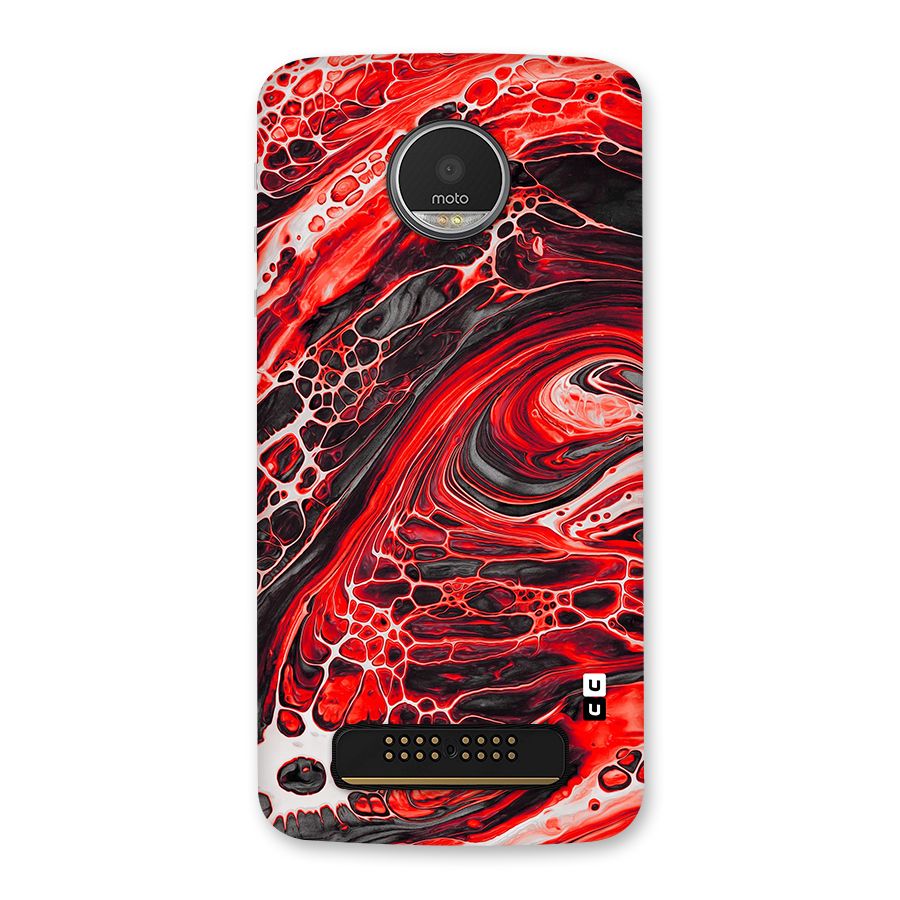Abstract Pattern Gradient Marbled Back Case for Moto Z Play