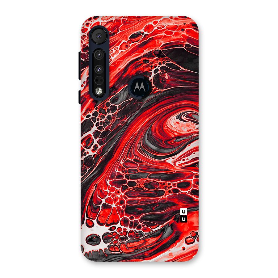 Abstract Pattern Gradient Marbled Back Case for Motorola One Macro