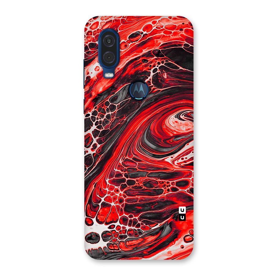 Abstract Pattern Gradient Marbled Back Case for Motorola One Vision