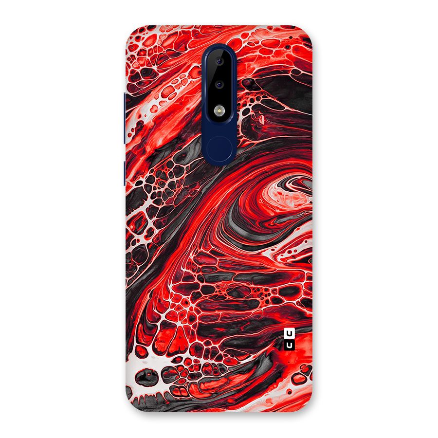 Abstract Pattern Gradient Marbled Back Case for Nokia 5.1 Plus
