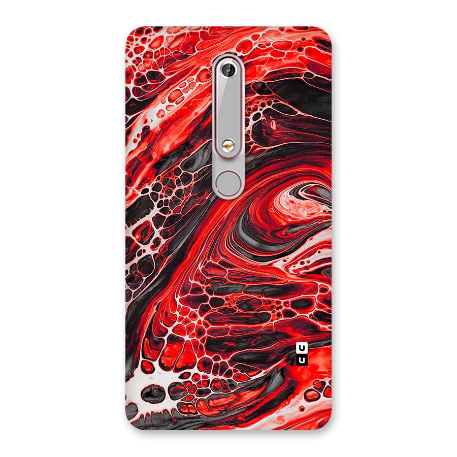 Abstract Pattern Gradient Marbled Back Case for Nokia 6.1